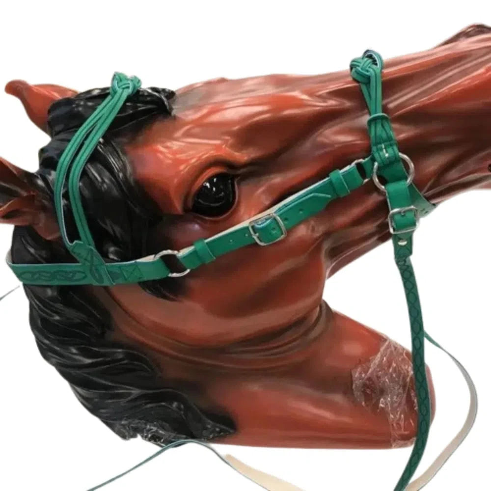 PU Leather Horses Bridle Halters Comfortable Protecting Horse Skin Horse Head Curtain Metal Buckle Adjustable Horse Collar