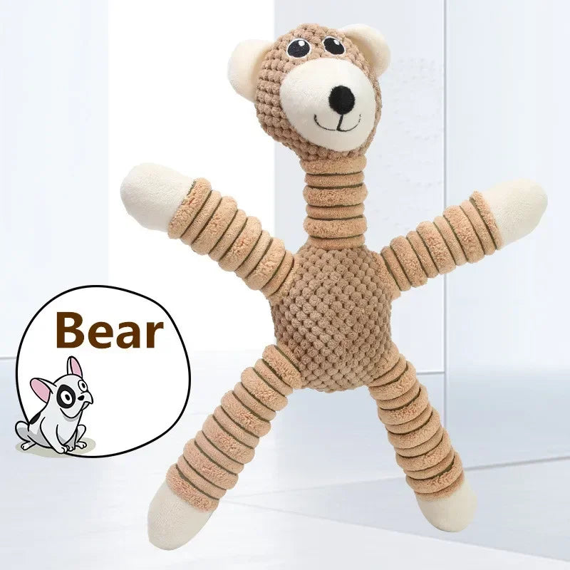 Squeaky Animal Toys, Chew Molar Training, Dental Toys