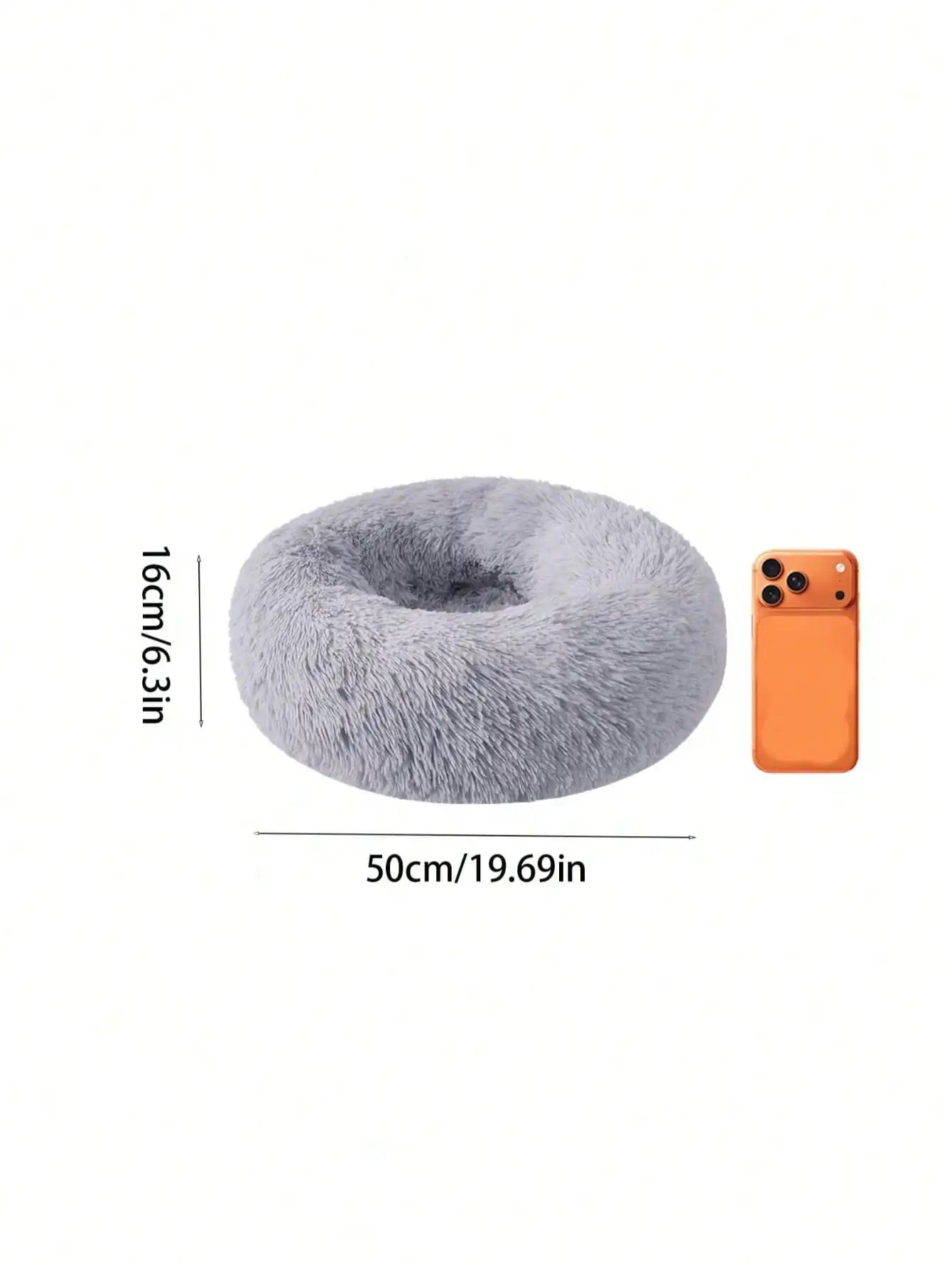 Soft Round Bed for Cats and Small Dogs