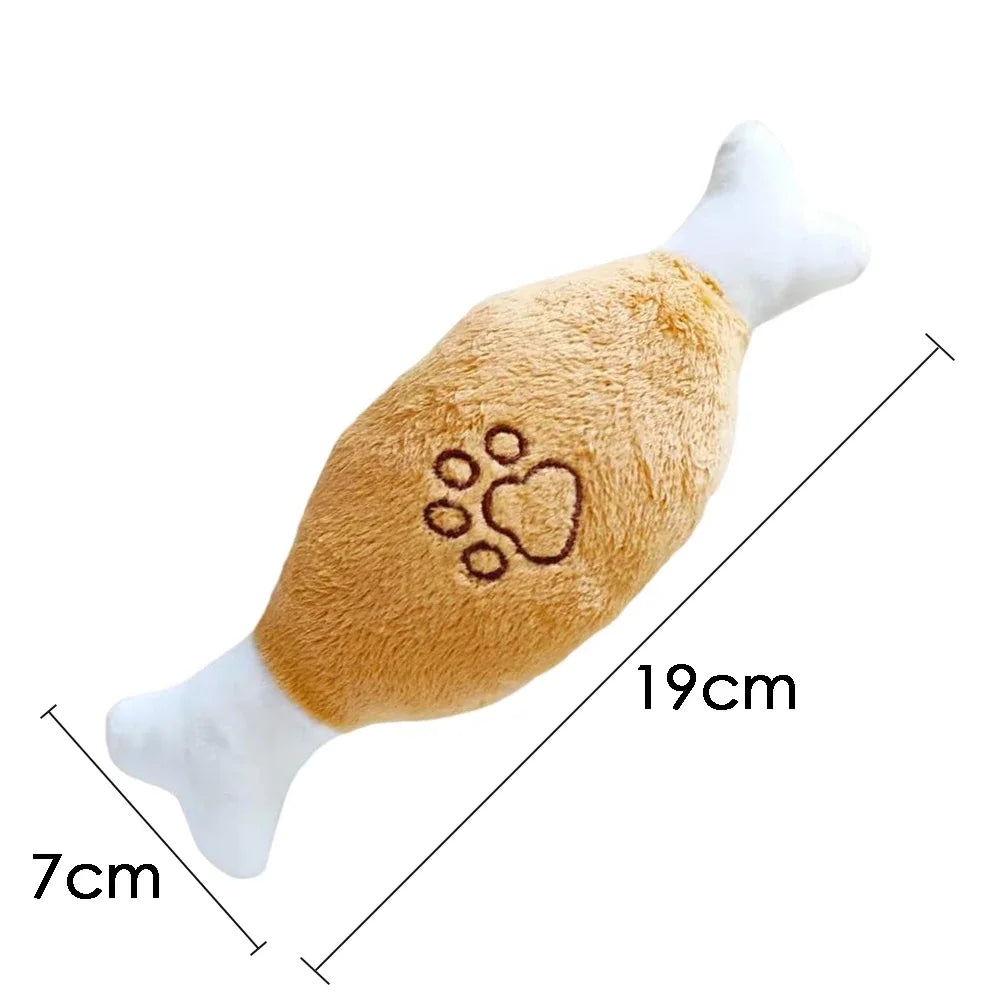 Squeaky Dog Toys, Corduroy, Small & Large Dogs