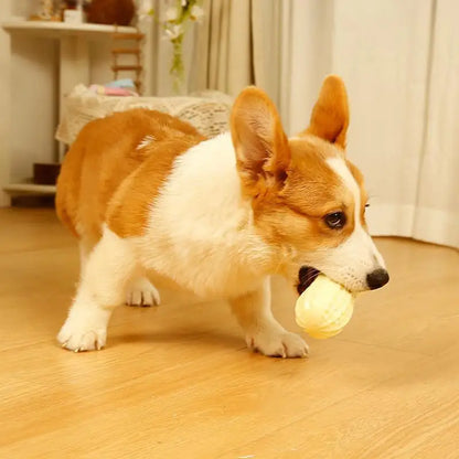 5-Pack Squeaky Peanut-Shaped Chew Toys, Cats And Dogs
