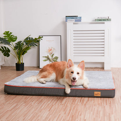 Orthopedic Dog Bed, Waterproof, Washable Cover, Nonskid Bottom