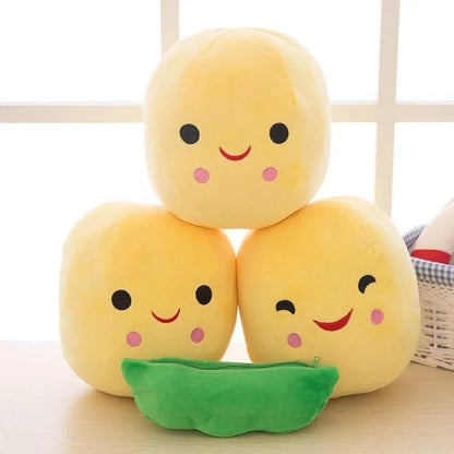 Plush Toy Pea Pod Pillow Stuffed ,15.7''/40cm Various Sizes