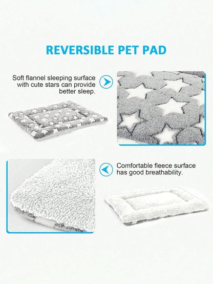 Soft Mat, Flannel, Dog & Cat Bed, Machine Washable, Indoor Use