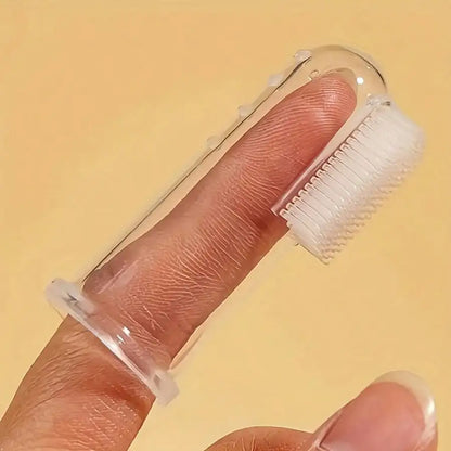 5-Piece Finger Toothbrush Set, Dogs and Cats