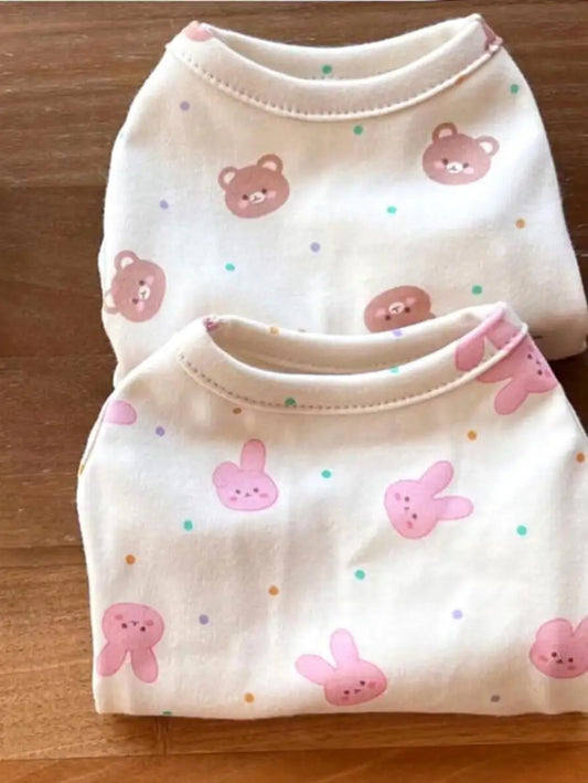 Soft Bear Print Vest, Small to Medium Dogs,