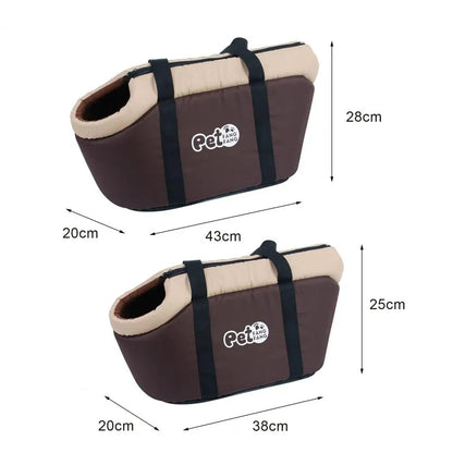Soft-Sided Fabric Padded Carrier Tote for Cat, Dogs