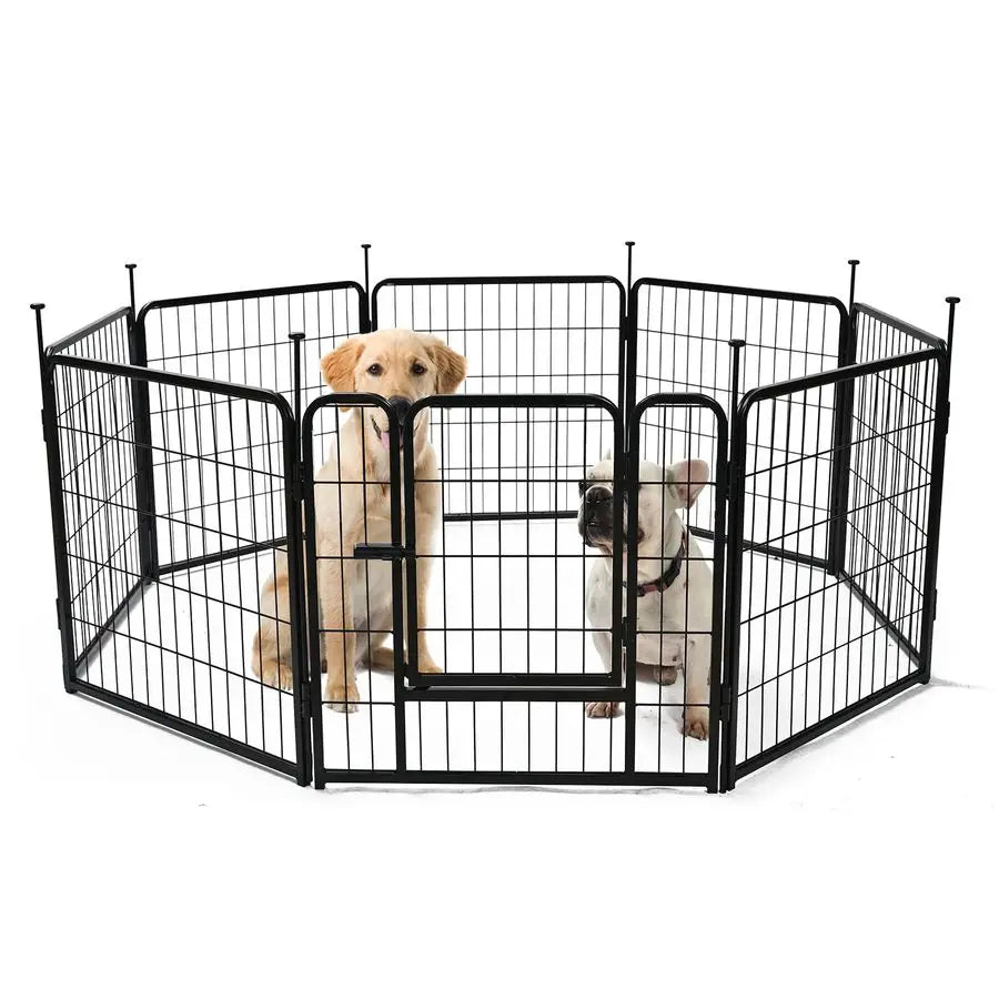 Octagon Metal Playpen, Foldable, Small to Medium Dogs