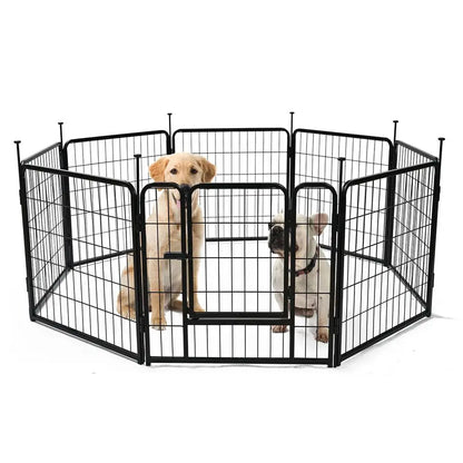 Octagon Metal Playpen, Foldable, Small to Medium Dogs