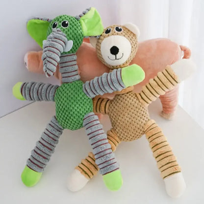 Squeaky Animal Toys, Chew Molar Training, Dental Toys