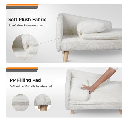 L Shape Couch Lounge with Soft Cushion