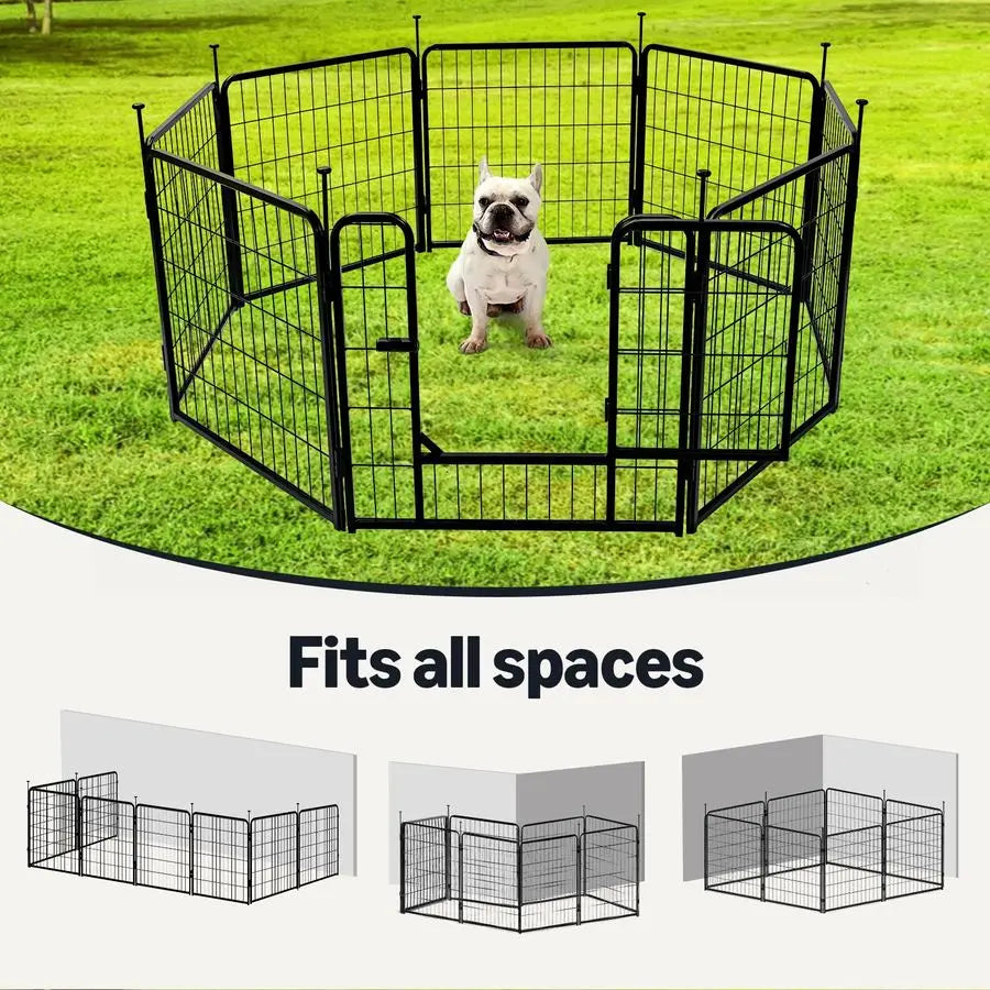 Octagon Metal Playpen, Foldable, Small to Medium Dogs
