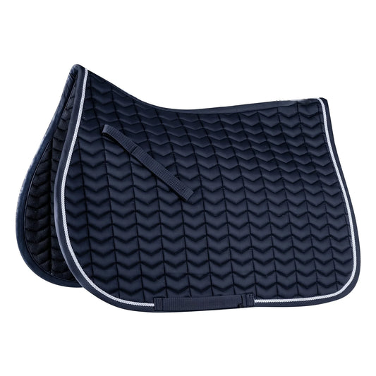 Classic saddle pad with elegant quilting.