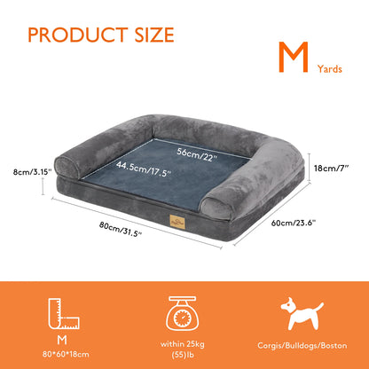 Dog Bed Extra Large, Orthopedic, Removable Washable Cover