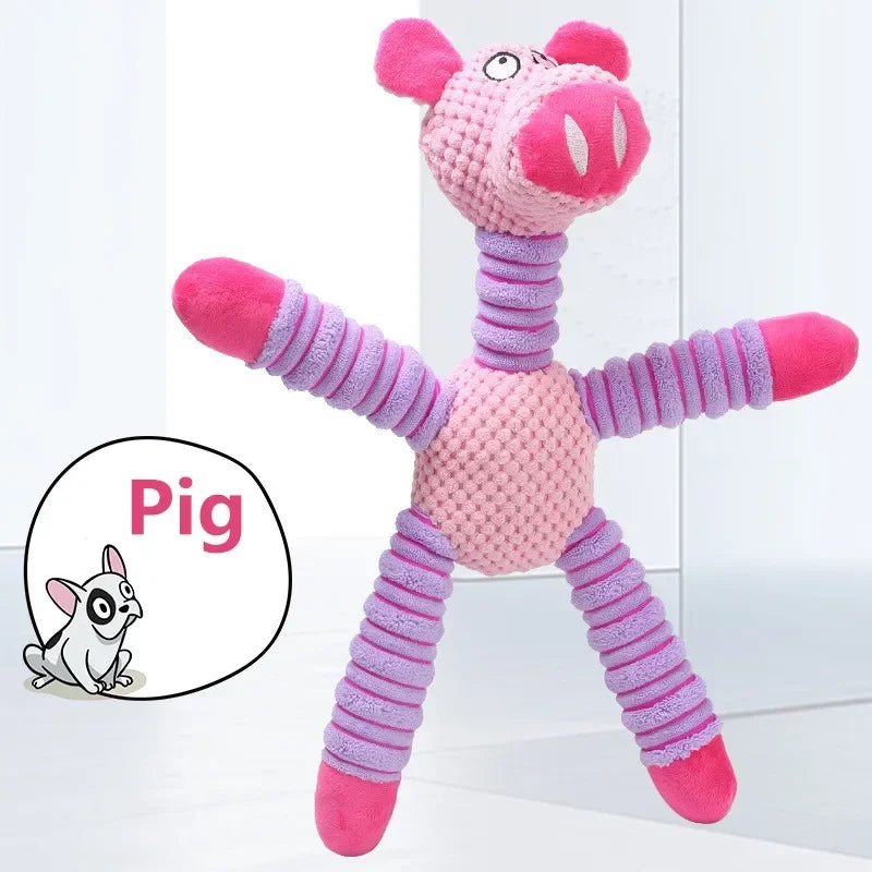 Squeaky Animal Toys, Chew Molar Training, Dental Toys