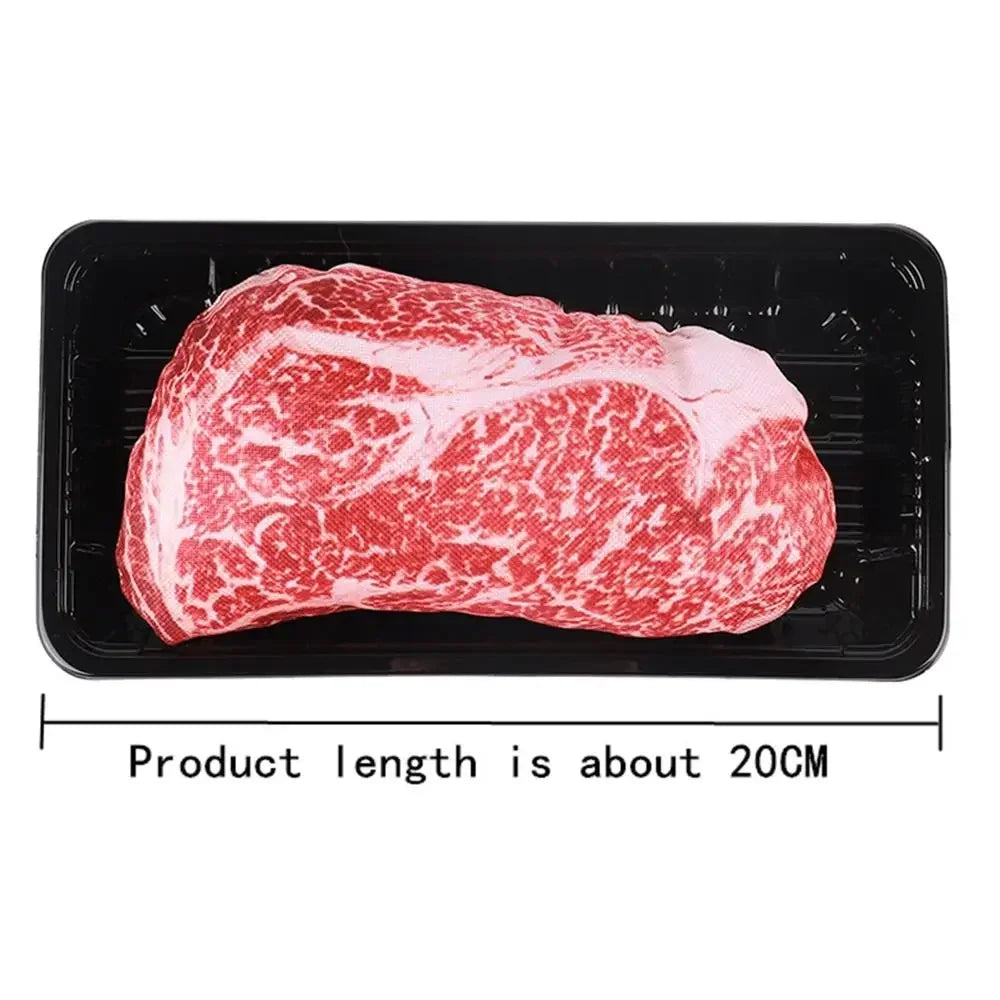 Squeaky Bone, Dog Toy Steak,