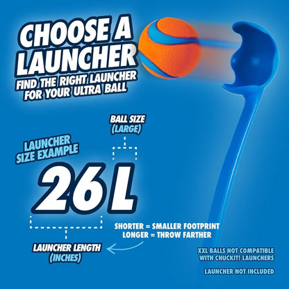 Ultra Ball, Size Large, Made from Durable Rubber,