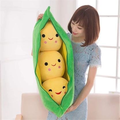 Plush Toy Pea Pod Pillow Stuffed ,15.7''/40cm Various Sizes