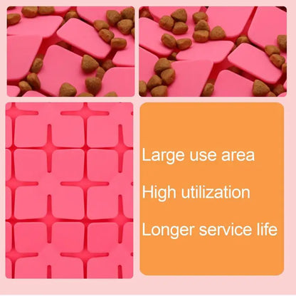 Food Mat Durable,  Pet Licking, Sniffing Mat, Cats And Dogs
