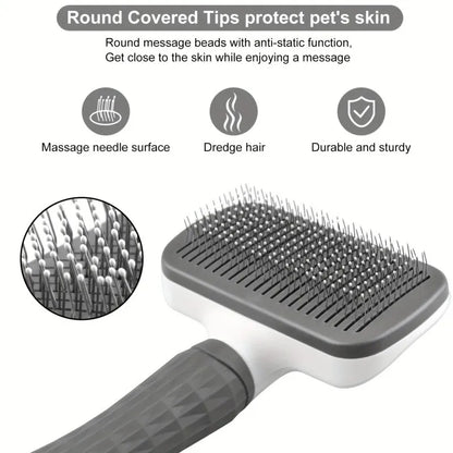 2-In-1 Pet Grooming Brush
