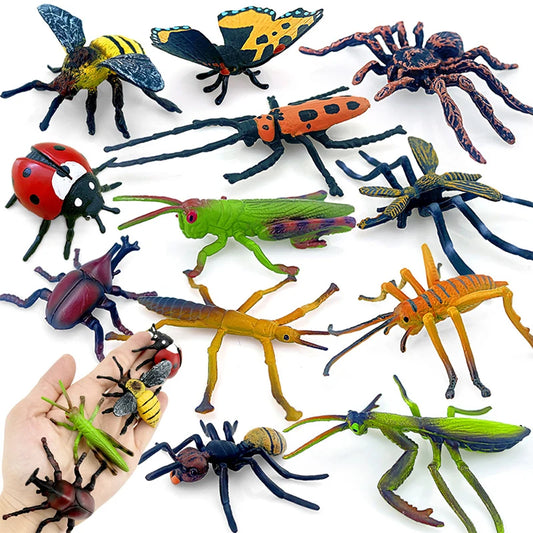 12pcs Wild Insect Mode Toy Set