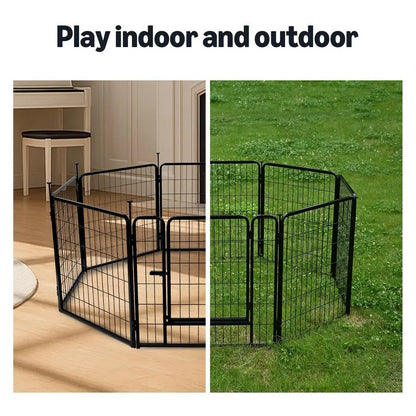 Octagon Metal Playpen, Foldable, Small to Medium Dogs