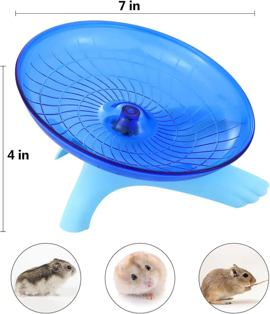 Hamster, 7 Inch Quiet Running Disc Hamster, Gerbil, Rat, Hermit Crab