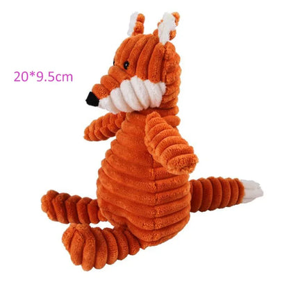 Squeaky Dog Toys, Corduroy, Small & Large Dogs