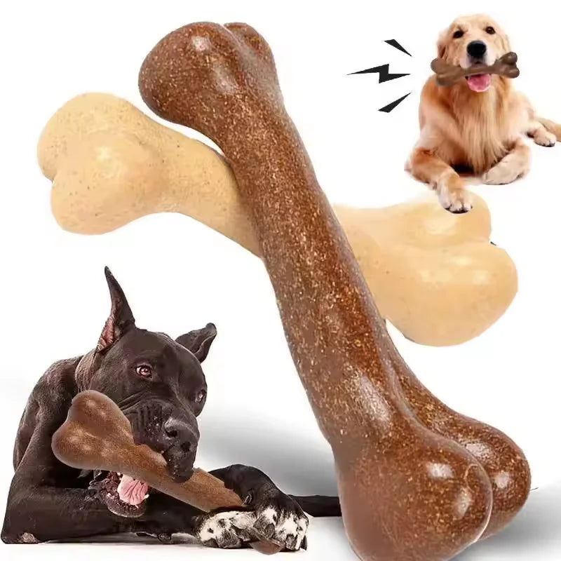 Dog Bone Chew Toys, Natural Non-Toxic, Small, Medium, Large Dogs