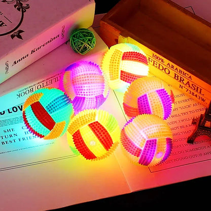 Glowing Led Bouncy Dog Ball, Interactive Toys for Cats, Dogs