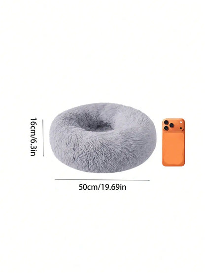 Soft Round Bed for Cats and Small Dogs