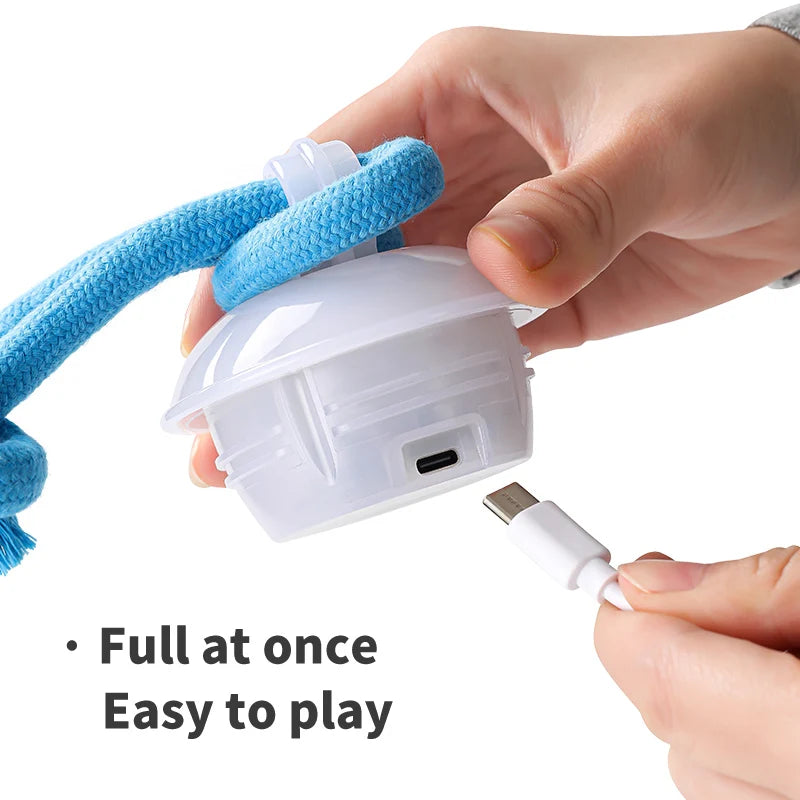 Electric dog ball, pet toy ball, USB charging dog interactive toy, durable dog chew ball toy, bringing endless fun and exercise
