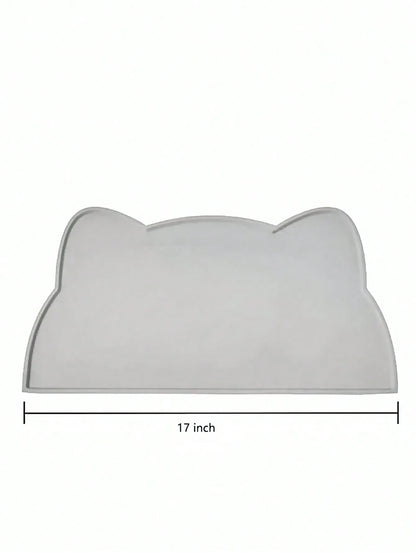 Waterproof, Anti-Slip, Leak-Proof,  Silicone Feeding Mat, Dogs Or Cats