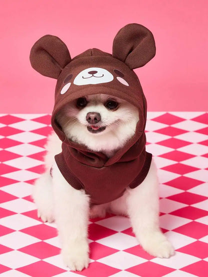 Dogs or Cats Hoodie, With 3D Horns & Ears ,