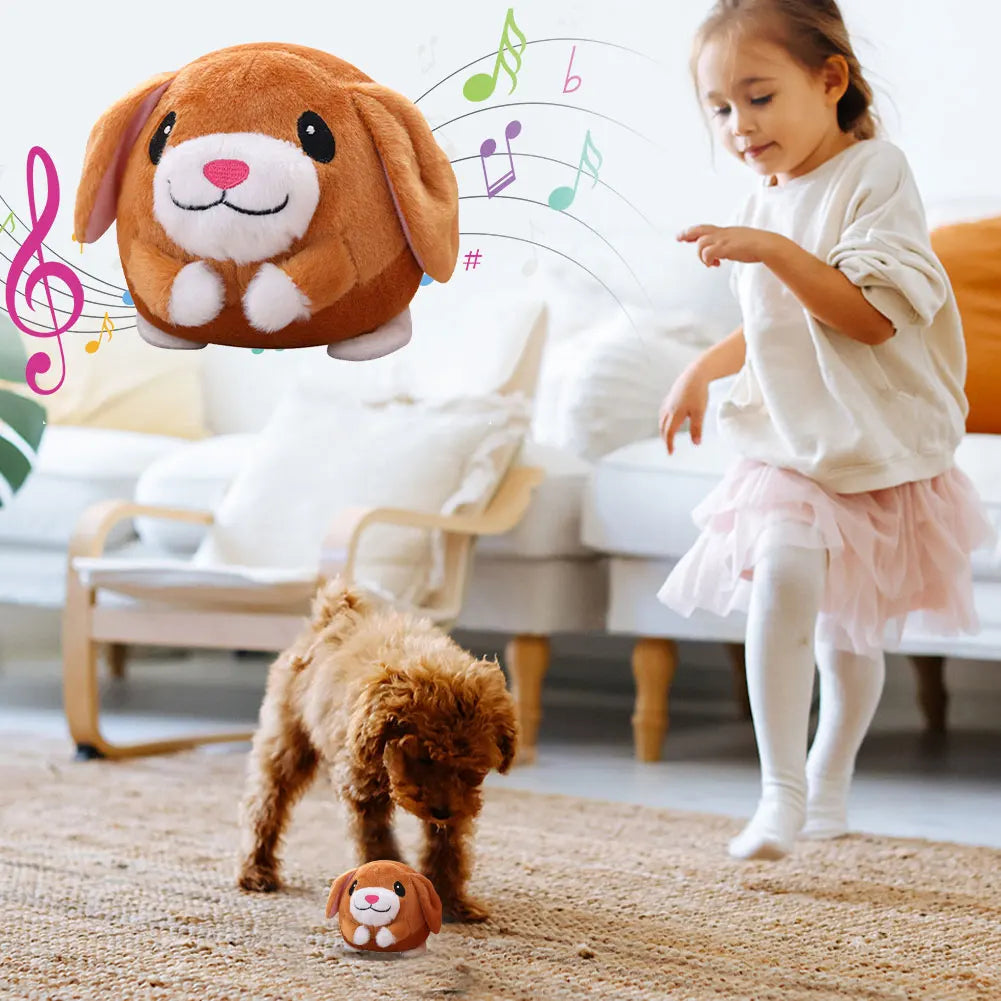 Cartoon Pig,, Active Toy, USB Rechargeable, Talking, Moving Dog Ball, Dogs &  Cats