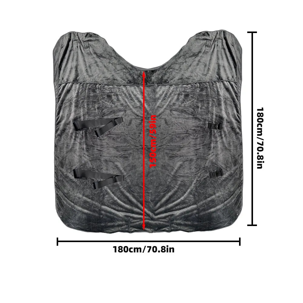 Horse Protective Warm Clothing Soft Thickened Flannel Mosquito Insect Blanket Comfortable Cold Weather Horse Gear