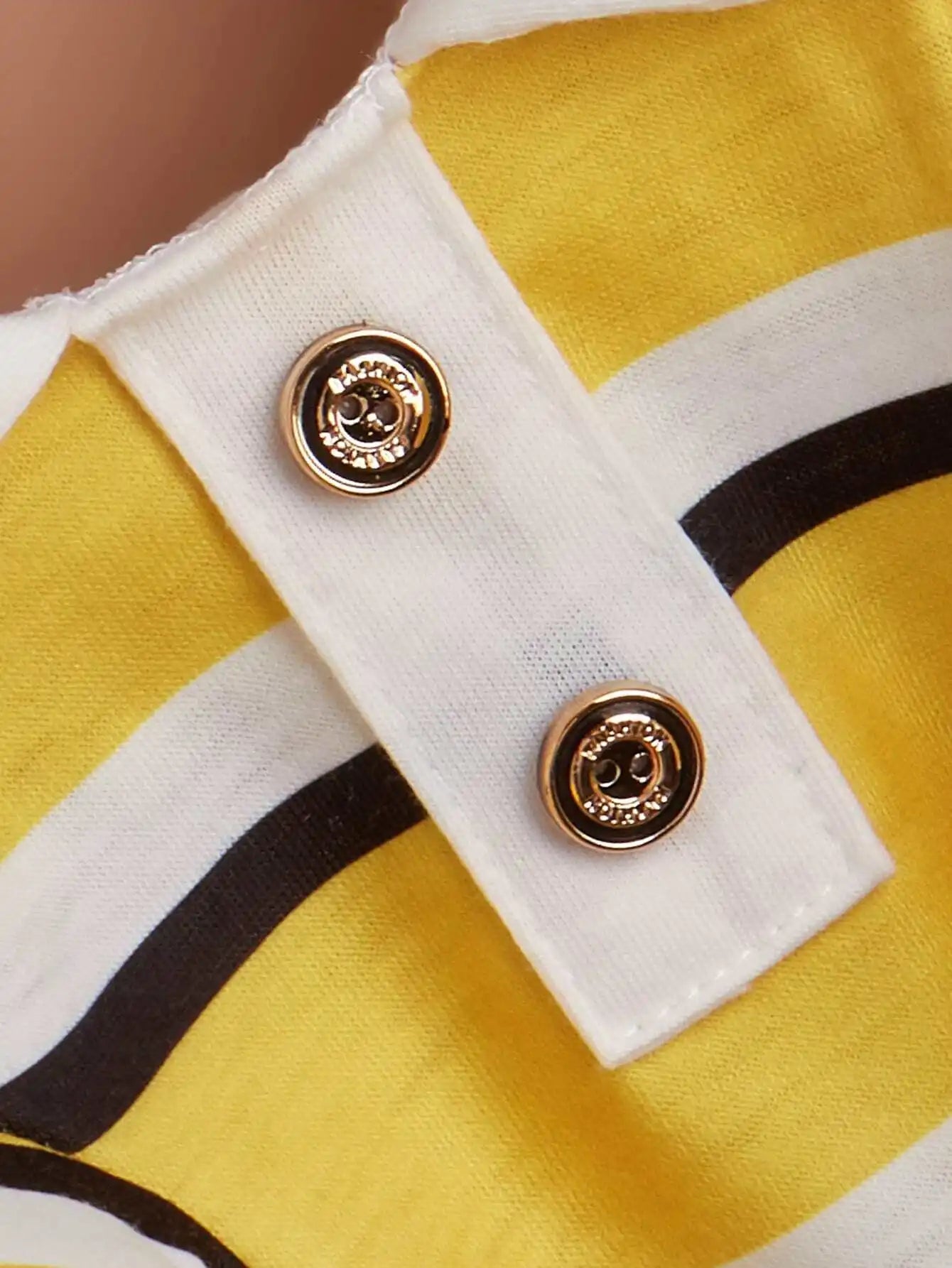 Dog Polo Shirt, Collar and Button Detail
