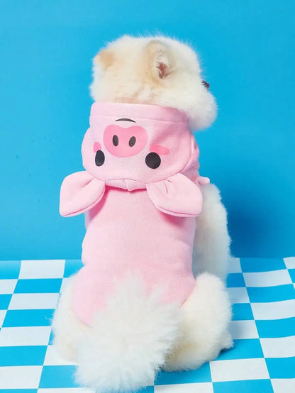 Dogs or Cats Hoodie, With 3D Horns & Ears ,