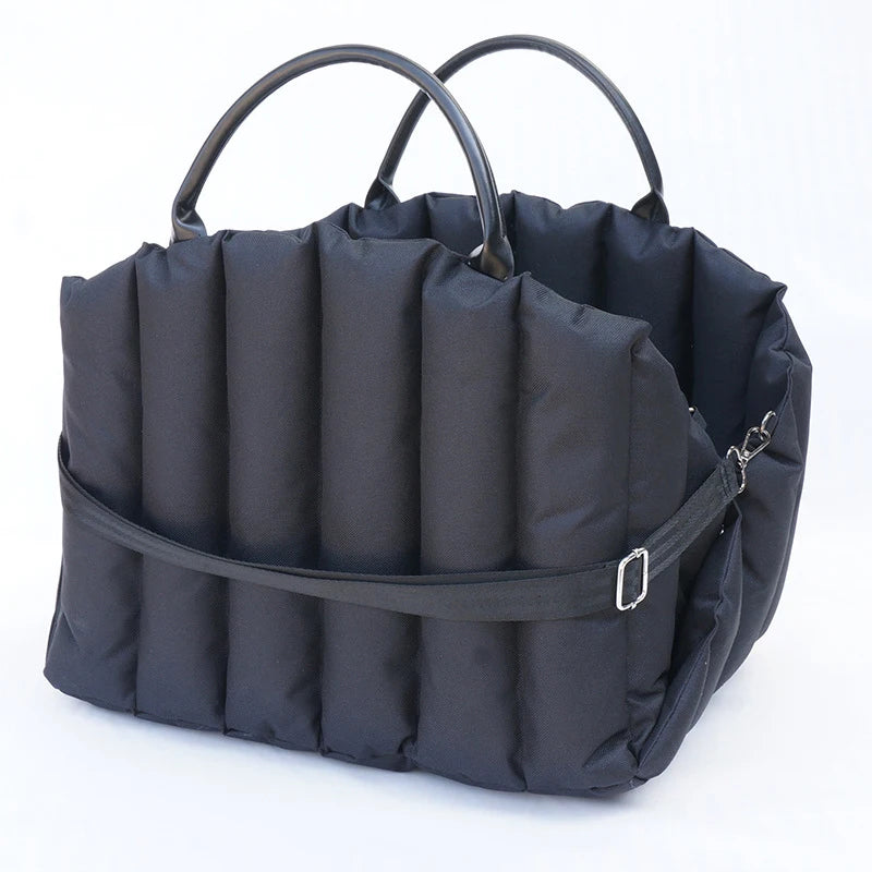 Pet Dog Bag Is Portable and Comfortable for Travel Luxury Handbag Winter Warm Removable Portable Outdoor Travel Safety Seat Bag