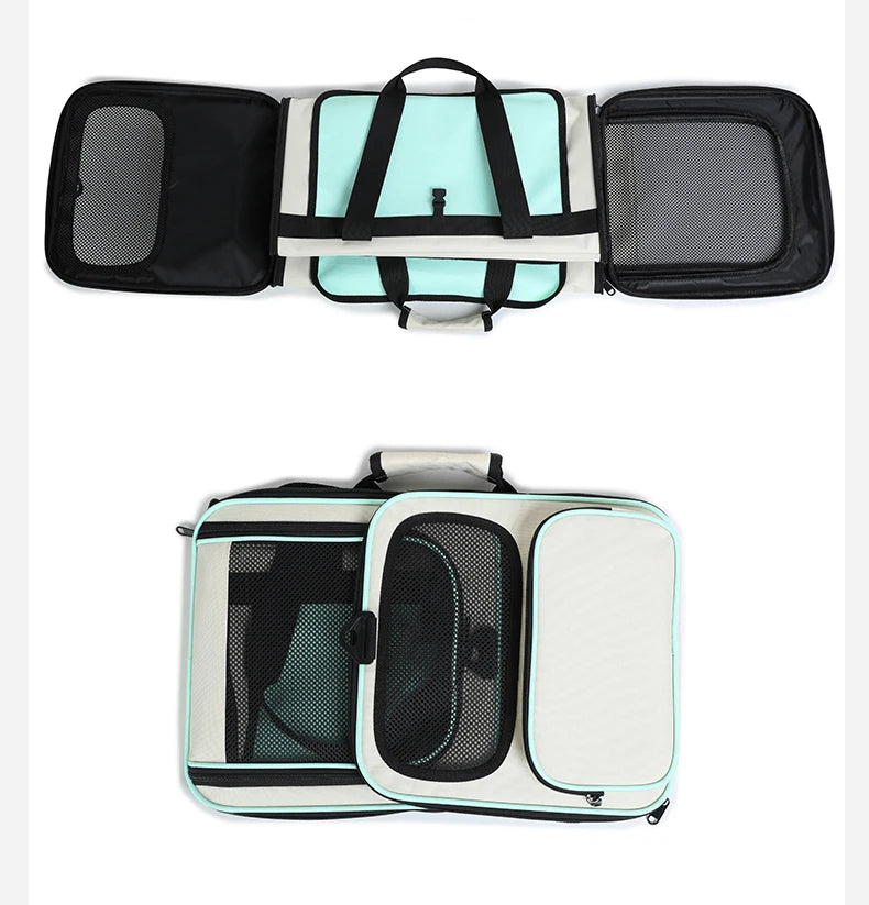 Portable Case Detachable Dog/Cat Foldable Travel Carrier Bag
