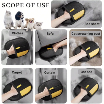 Pet Hair Removal Gloves, For Dogs and Cats