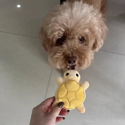 Mini Turtle Chew Toy, Durable, Bite-Resistant, Promotes Dental Health
