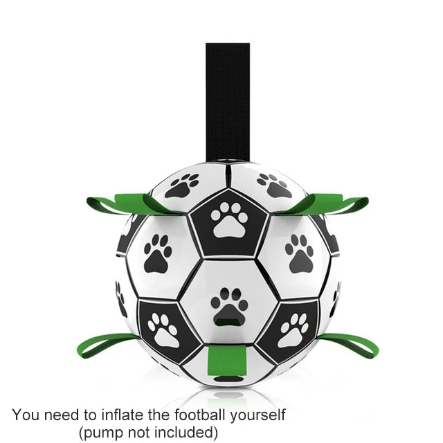 Dog Interactive Pet Football Toys, Grab Tabs