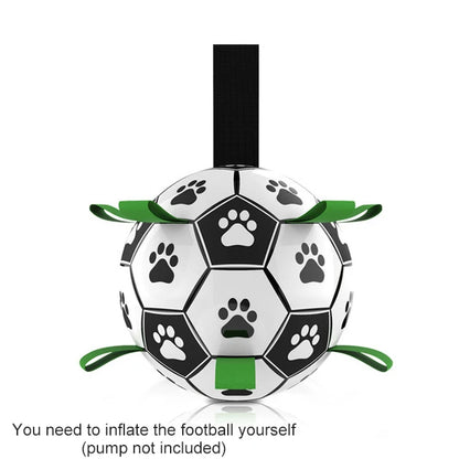 Dog Interactive Pet Football Toys, Grab Tabs