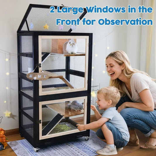 Habitat Cage, Hamster, Rat, Rabbit, Squirrel, Lizards