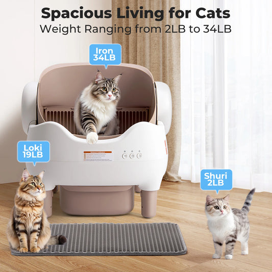 Self Cleaning Litter Box,  Odor-Free
