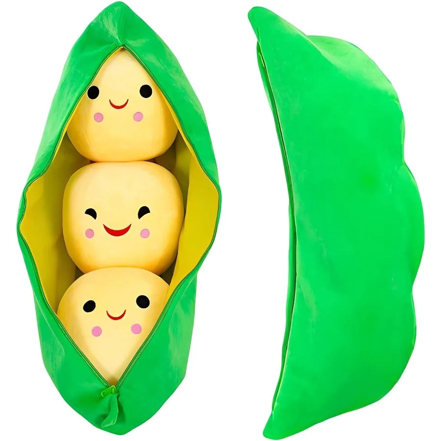 Plush Toy Pea Pod Pillow Stuffed ,15.7''/40cm Various Sizes