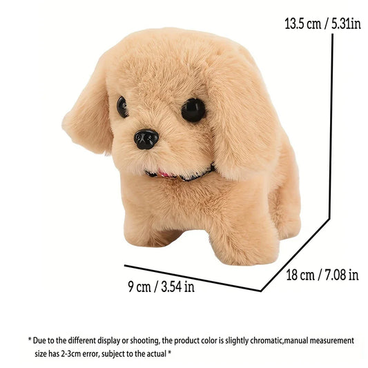 Battery Operated puppy  interactive toy,  walking, barking, wagging tail