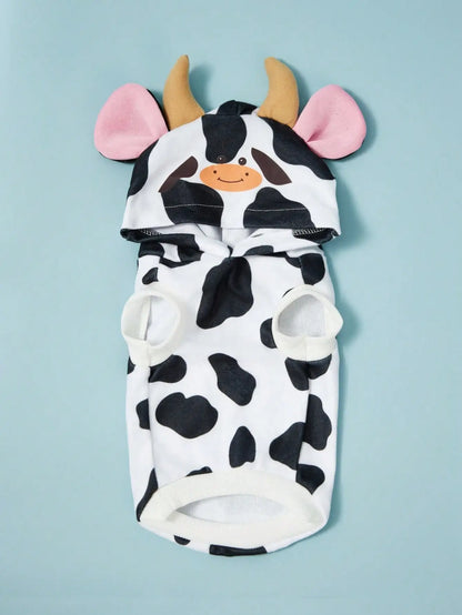 Dogs or Cats Hoodie, With 3D Horns & Ears ,