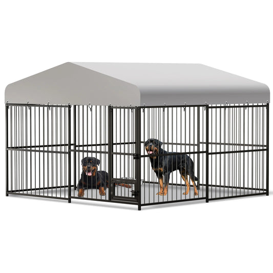 Heavy-Duty Outdoor Dog kennel with Roof